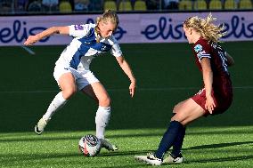Jalkapallo: Naisten EM-karsinta, lohko A1, klo 19 Suomi-Norja