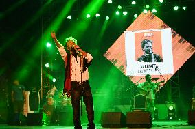 Indian Singer Nachiketa Chakraborty Performs In Dhaka.