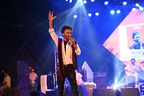 Indian Singer Nachiketa Chakraborty Performs In Dhaka.