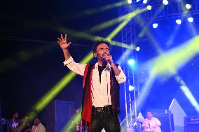 Indian Singer Nachiketa Chakraborty Performs In Dhaka.