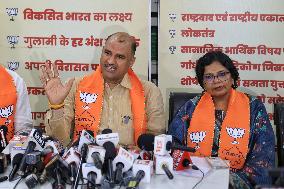 Rajasthan BJP President CP Joshi In Jaipur