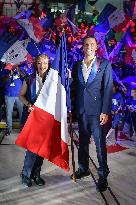 The flag bearers for the Paris 2024 Olympic and Paralympic Games in Paris FA