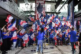 The flag bearers for the Paris 2024 Olympic and Paralympic Games in Paris FA