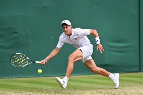 Wimbledon - Theo Papamalis Juniors Quarter-Final