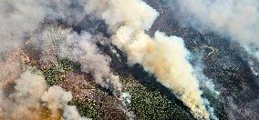 Out-Of-Control Wildfires Rage In Alberta - Canada