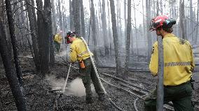 Out-Of-Control Wildfires Rage In Alberta - Canada