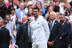 Wimbledon - Djokovic v Musetti Semi-Final