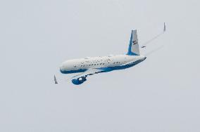 Air Force One Departs Joint Base Andrews Taking President Biden To MIchigan