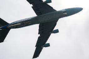 Air Force One Departs Joint Base Andrews Taking President Biden To MIchigan