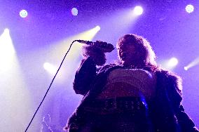 Hardcore And Heavy Metal Bands Dear Evangeline And Kittie Perform At History In Toronto, Canada.