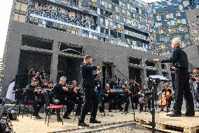 "Requiem For The Dead" At The Ruins Of Okhmatdyt Children's Hospital That Was Recently Hit By Russian Missile In Kyiv