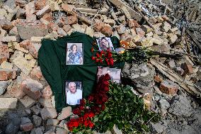 "Requiem For The Dead" At The Ruins Of Okhmatdyt Children's Hospital That Was Recently Hit By Russian Missile In Kyiv