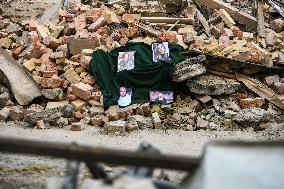 "Requiem For The Dead" At The Ruins Of Okhmatdyt Children's Hospital That Was Recently Hit By Russian Missile In Kyiv