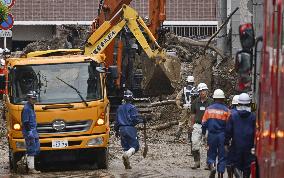 Deadly landslide in western Japan