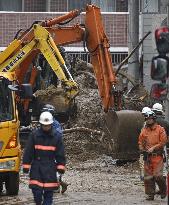 Deadly landslide in western Japan