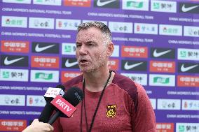 (SP)CHINA-DALIAN-FOOTBALL-WOMEN-CHINESE NATIONAL TEAM-TRAINING (CN)