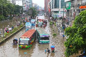 BANGLADESH-DHAKA-WATERLOGGING