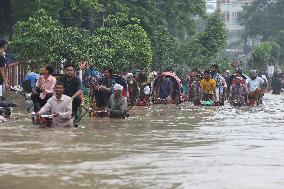 BANGLADESH-DHAKA-WATERLOGGING