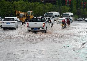 Flooded Road in Neijiang