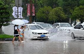 Flooded Road in Neijiang