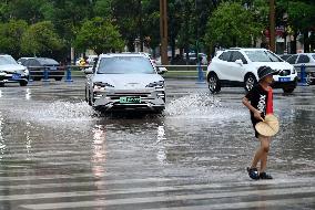 Flooded Road in Neijiang