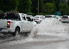 Flooded Road in Neijiang