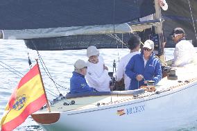 King Juan Carlos Enjoys Another Day of Sailing in Sanxenxo