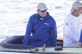 King Juan Carlos Enjoys Another Day of Sailing in Sanxenxo