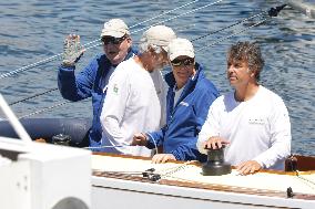 King Juan Carlos Enjoys Another Day of Sailing in Sanxenxo