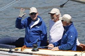 King Juan Carlos Enjoys Another Day of Sailing in Sanxenxo