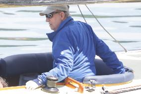 King Juan Carlos Enjoys Another Day of Sailing in Sanxenxo