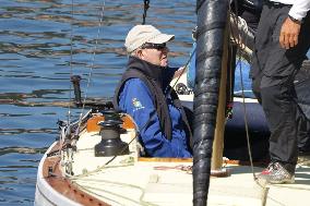 King Juan Carlos Enjoys Another Day of Sailing in Sanxenxo