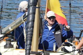 King Juan Carlos Enjoys Another Day of Sailing in Sanxenxo