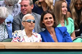 Martina Navratilova At Wimbledon - London