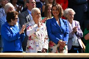 Martina Navratilova At Wimbledon - London