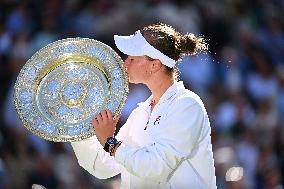 Wimbledon - Barbora Krejcikova Wins Women's Title