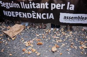 Pro-independence Demonstration In Barcelona.