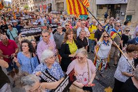 Pro-independence Demonstration In Barcelona.