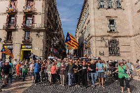 Pro-independence Demonstration In Barcelona.