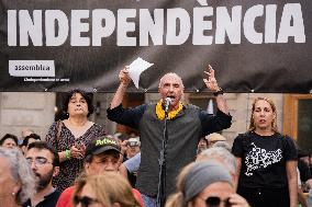 Pro-independence Demonstration In Barcelona.