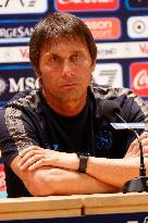 SSC Napoli Preseason Training Camp Antonio Conte Press Conference