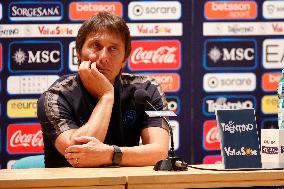 SSC Napoli Preseason Training Camp Antonio Conte Press Conference