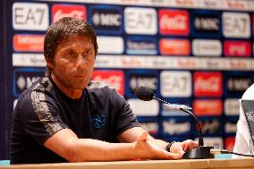 SSC Napoli Preseason Training Camp Antonio Conte Press Conference