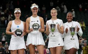 (SP) BRITAIN-LONDON-TENNIS-WIMBLEDON-WOMEN'S DOUBLES-FINAL