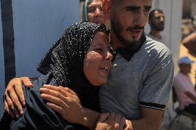 MIDEAST-GAZA-KHAN YOUNIS-FUNERAL