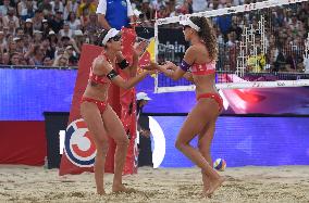 (SP)AUSTRIA-VIENNA-BEACH VOLLEYBALL-PRO TOUR-WOMEN'S FINAL