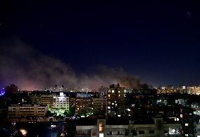 SYRIA-DAMASCUS-ISRAEL-ATTACK