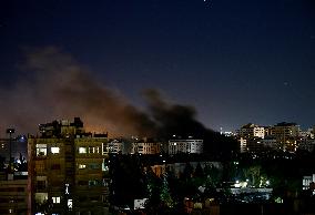 SYRIA-DAMASCUS-ISRAEL-ATTACK