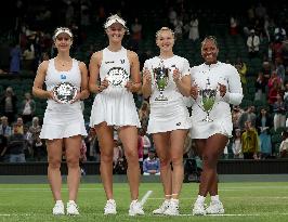 Wimbledon - Siniakova And Townsend Win Women's Doubles Title