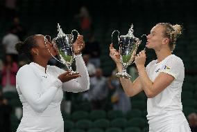 Wimbledon - Siniakova And Townsend Win Women's Doubles Title